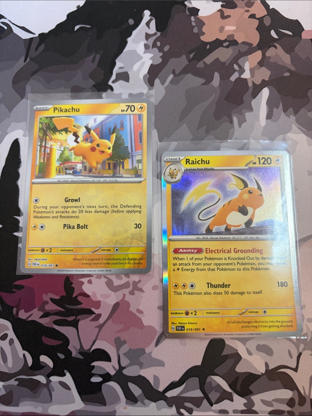Pikachu & Raichu Pokémon Evolution Card Lot Reverse Holo | 2 Cards ✨5/$25✨